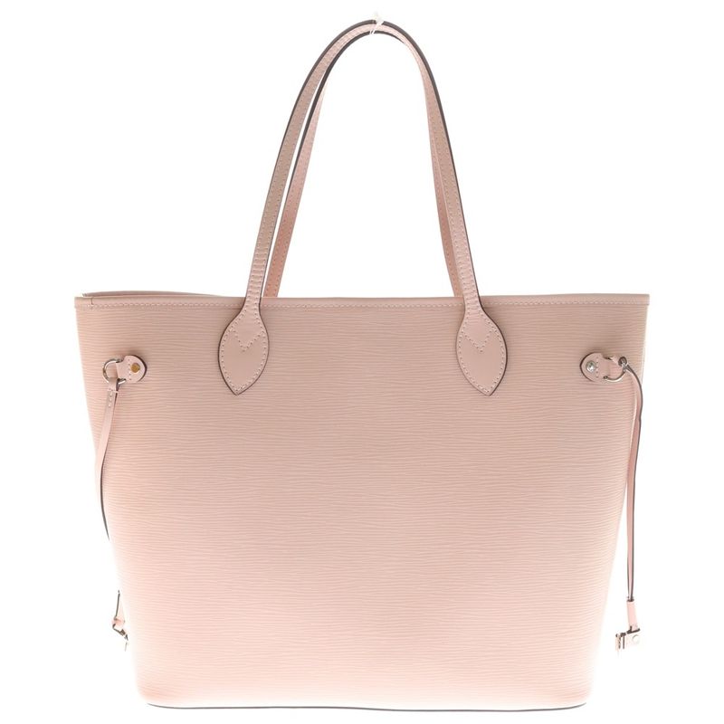 Louis Vuitton Epi Neverfull MM Tote Pink Leather Silver Hardw