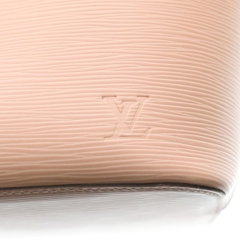 Louis Vuitton Epi Neverfull MM Tote Pink Leather Silver Hardw