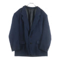Dior Notch Lapel Check Jacket Navy