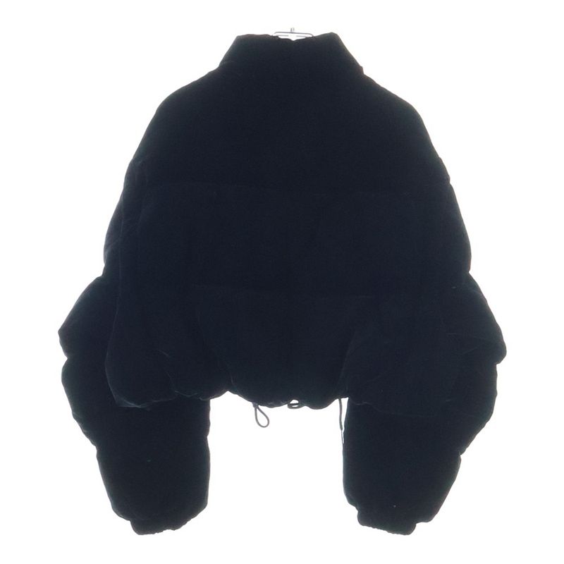 Prada Convertible Cropped Velour Velvet Down Jacket Vest