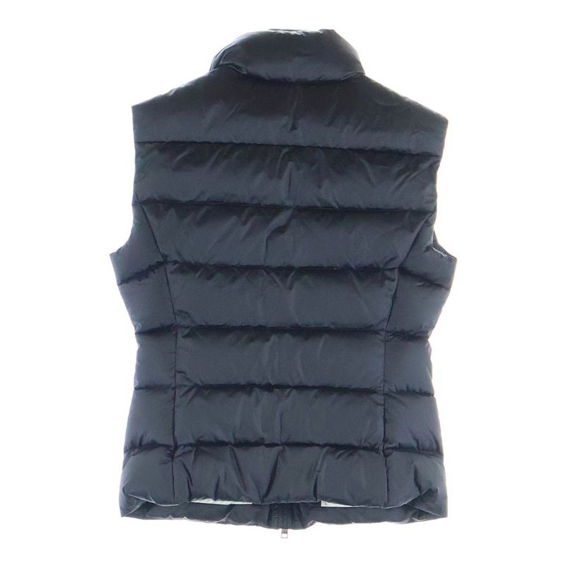 Prada Triangle Logo Down Vest Black