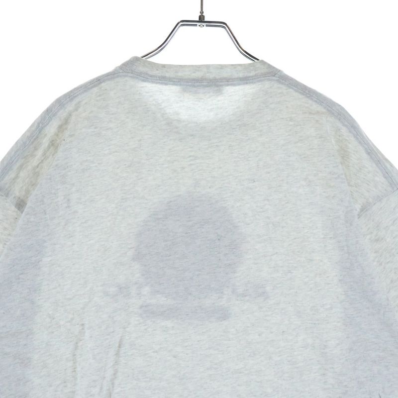 Balenciaga BB Logo Crew Neck Short Sleeve T-Shirt Gray