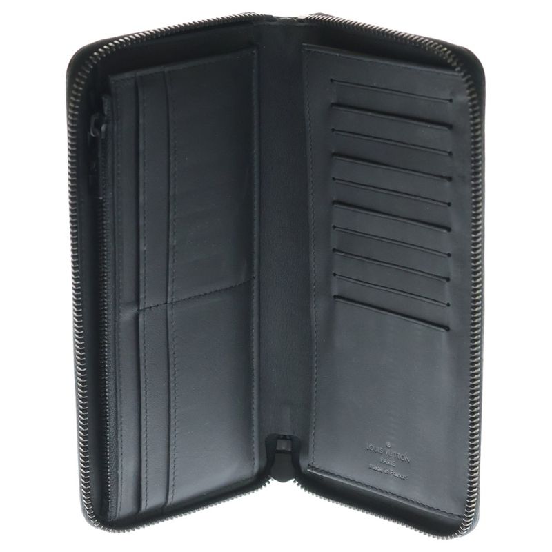 Louis Vuitton LV Aerogram Zippy Wallet Horizontal Round Zip Long