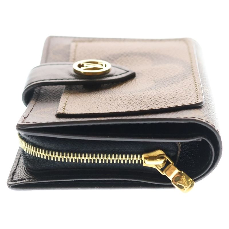 Louis Vuitton Monogram Giant Reverse Portefeuille Juliette Leather Compact