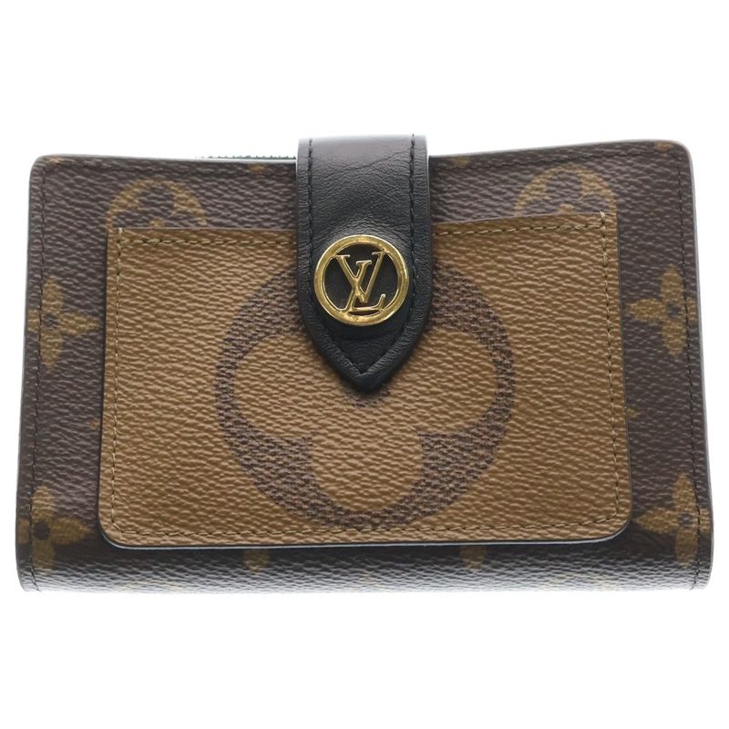 Louis Vuitton Monogram Giant Reverse Portefeuille Juliette Leather Compact