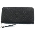 Louis Vuitton Monogram Empreinte Portefeuille Zippy Wallet Noir Black