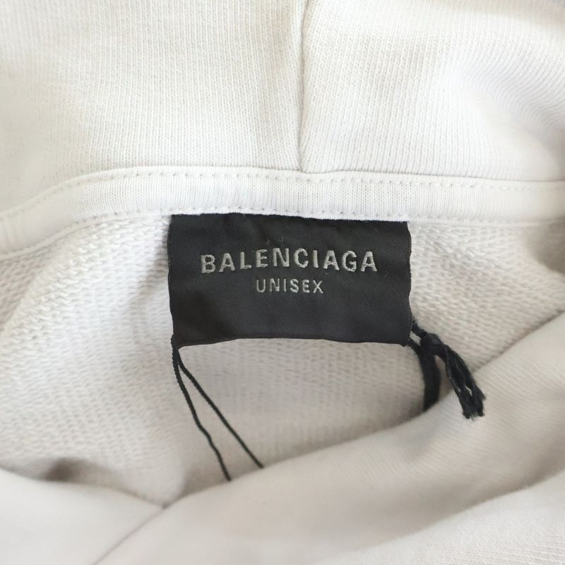 Balenciaga Tape Type Ripped Pocket Hoodie Sweater