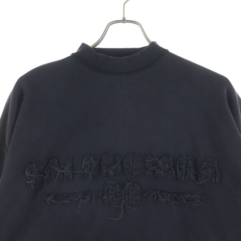 Balenciaga Medium Fit L S T-Shirt Distressed Inside Out Long Sleeve