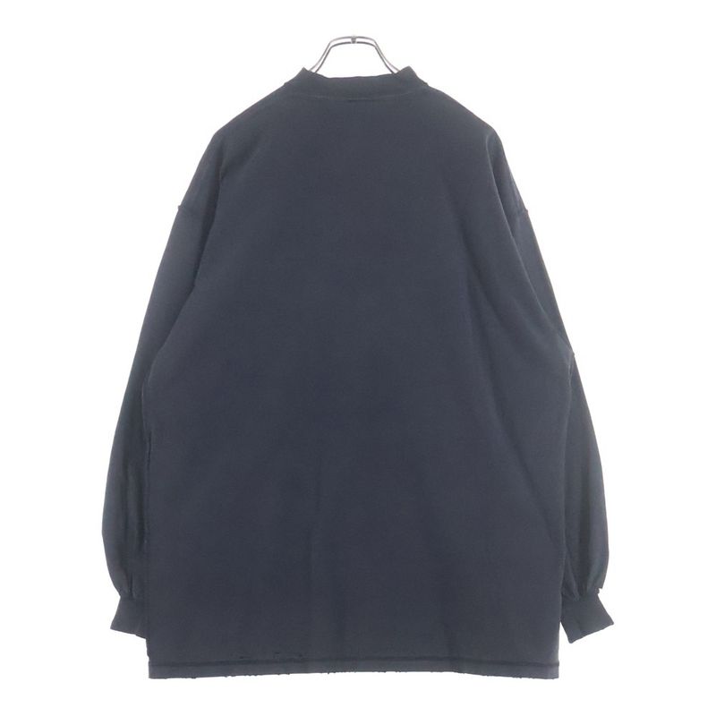 Balenciaga Medium Fit L S T-Shirt Distressed Inside Out Long Sleeve