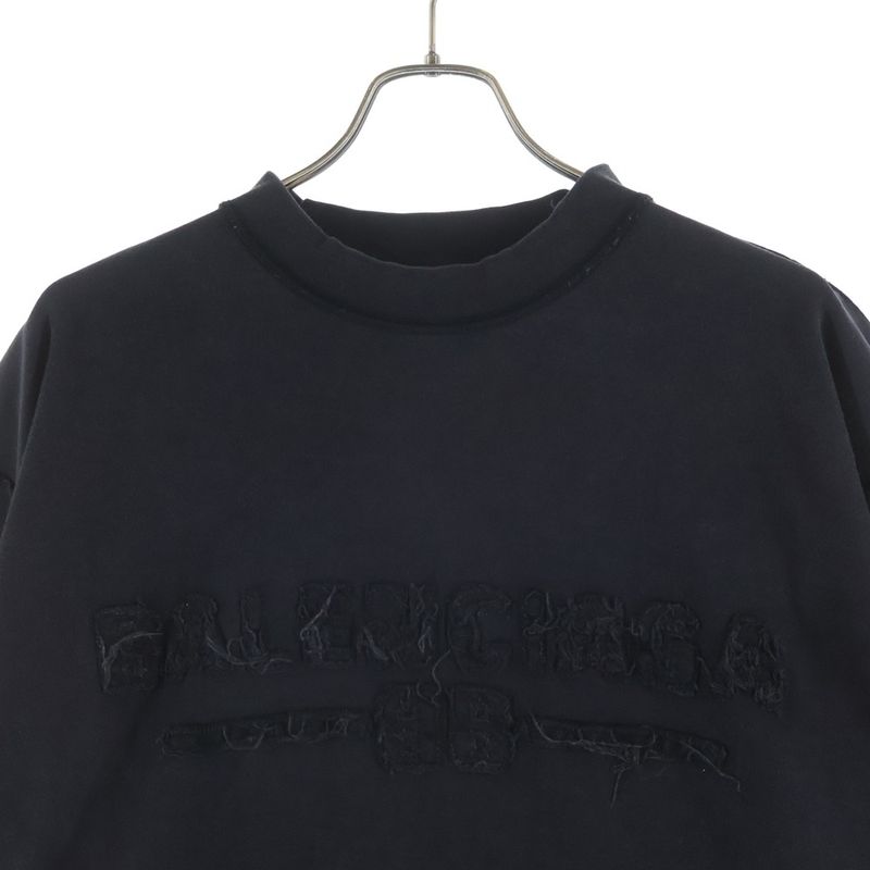 Balenciaga Medium Fit T-Shirt Distressed Inside Out Short Sleeve