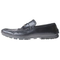 Gucci Metal Logo Loafers Driving Shoes Business Black