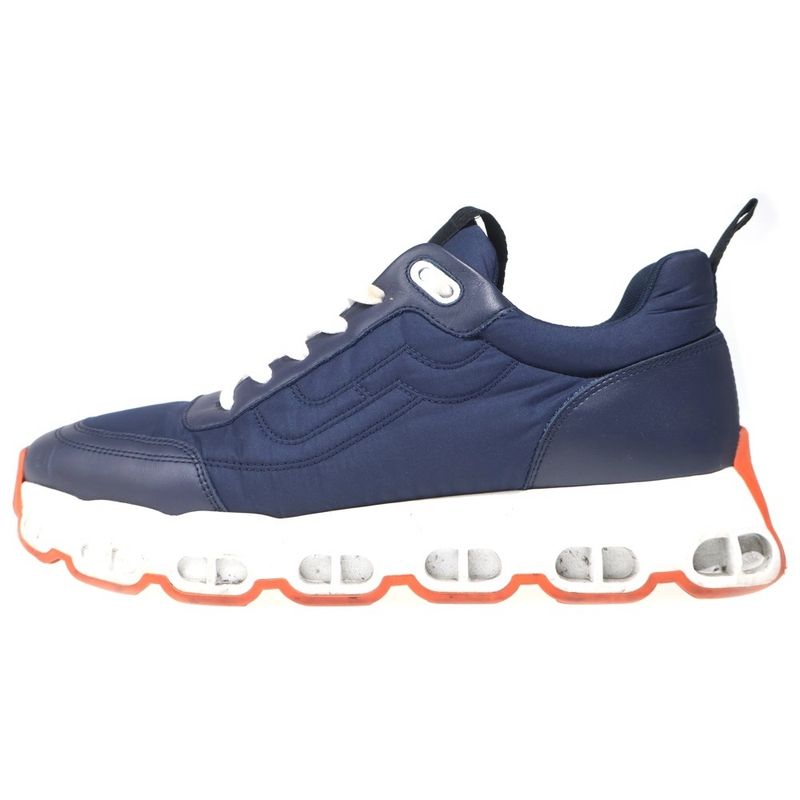 Hermes Impulse Chaine D'ancre Low Cut Sneakers Navy