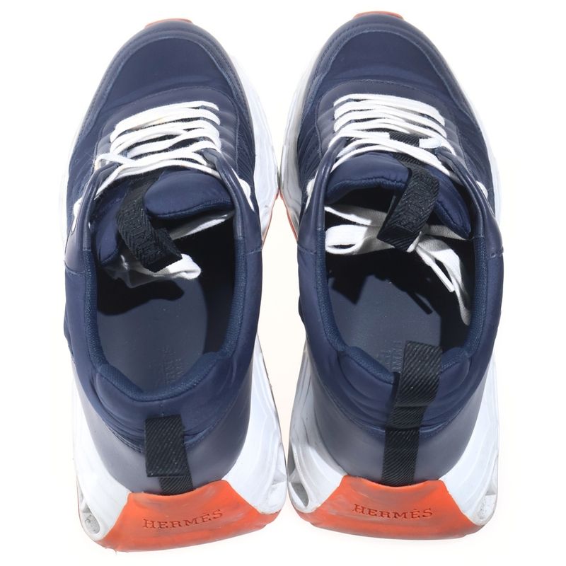Hermes Impulse Chaine D'ancre Low Cut Sneakers Navy