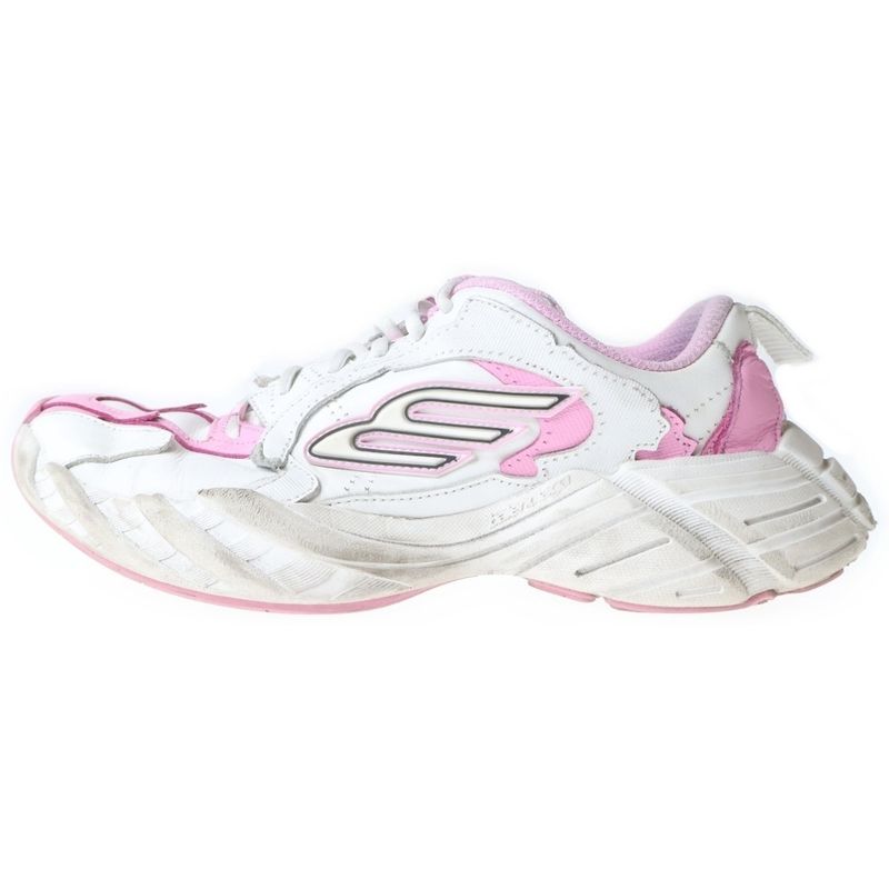 Balenciaga Monday Low Cut Sneakers Shoes White Pink