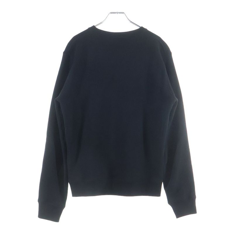 Loewe Anagram Embroidery Crew Neck Sweatshirt Black Flat
