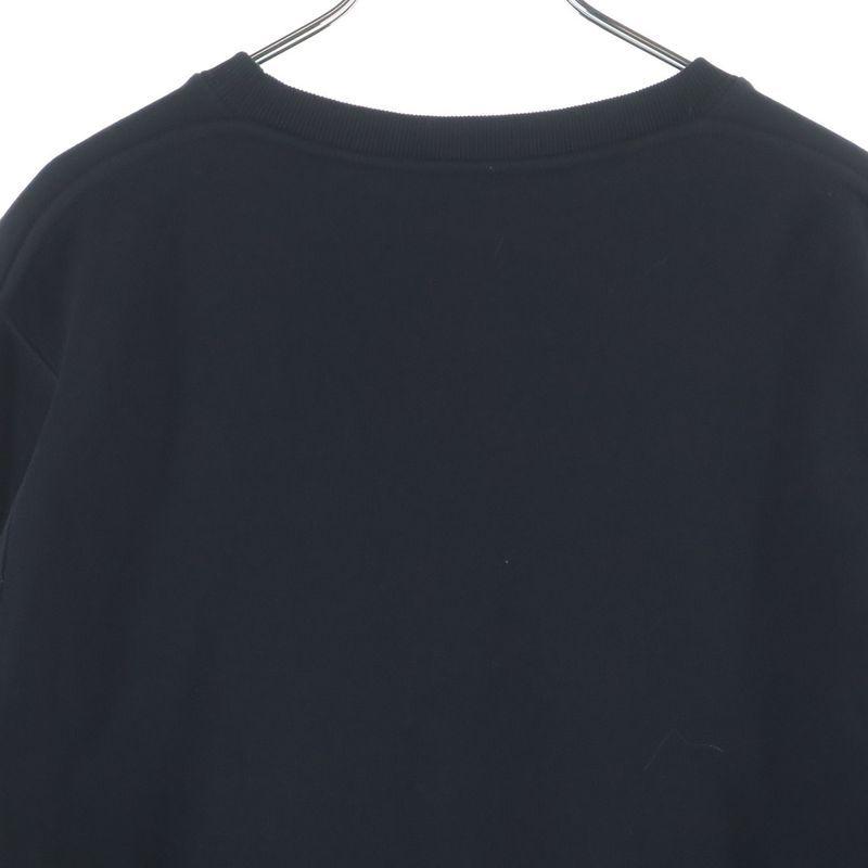 Loewe Anagram Embroidery Crew Neck Sweatshirt Black Flat