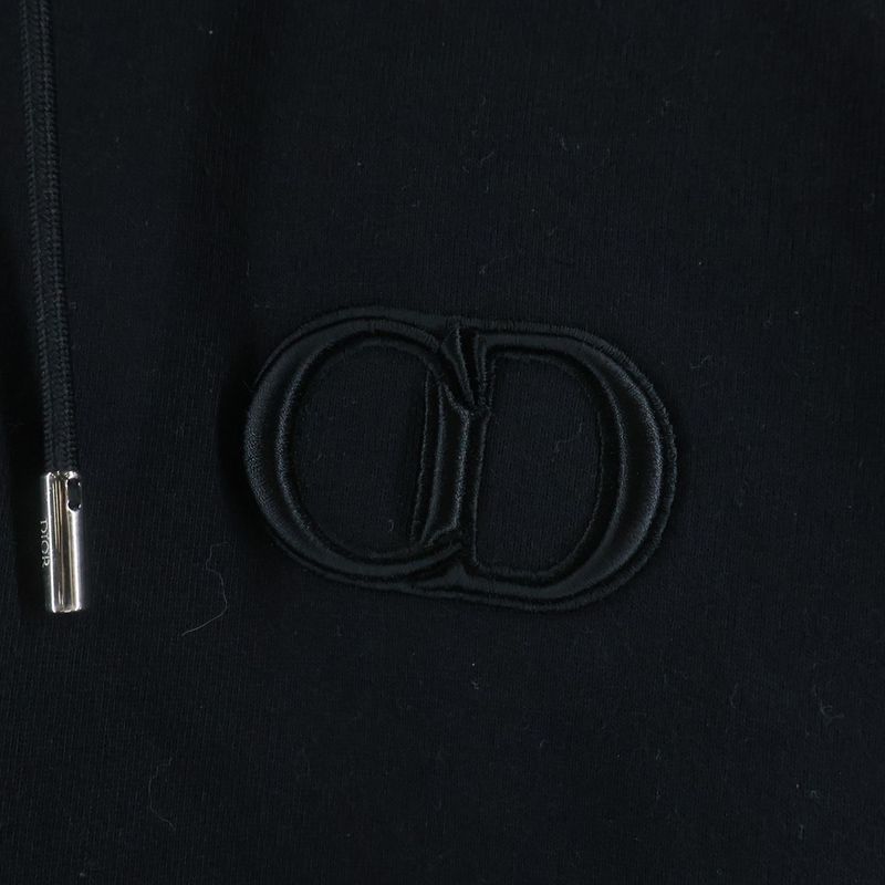 Dior CD Icon Pullover Hoodie Black Sweater