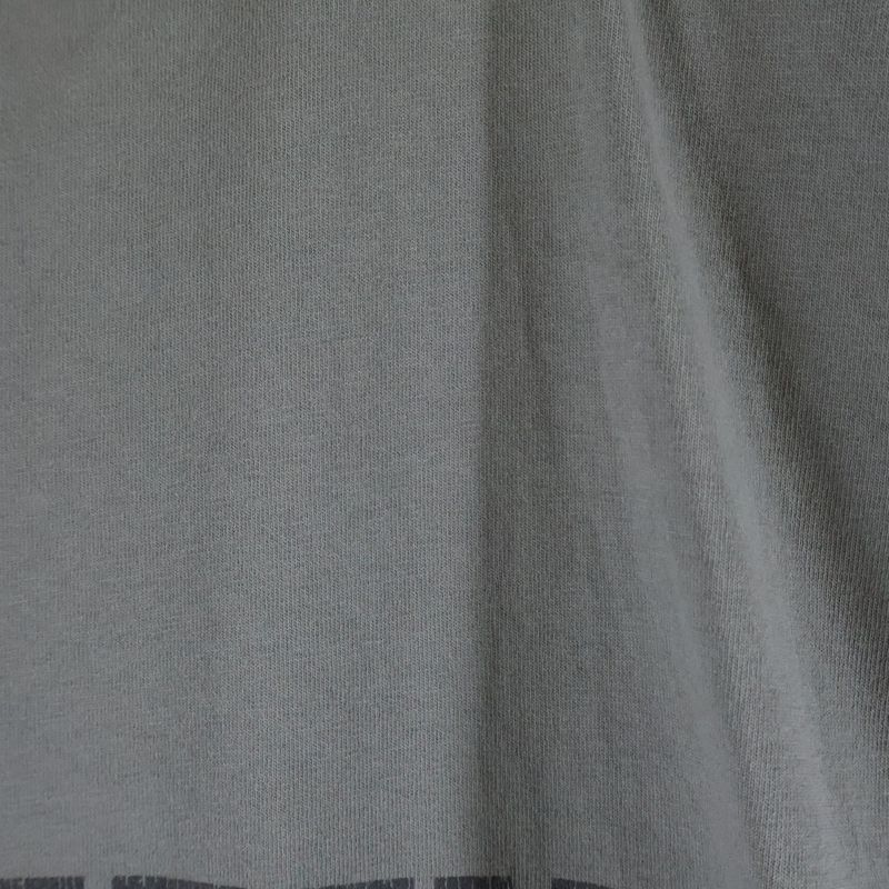 Balenciaga Human Being Distressed T-Shirt Short Sleeve Top Gray