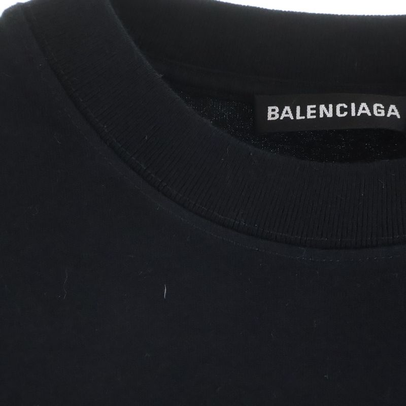 Balenciaga Real T-shirth Front Print Short Shirt