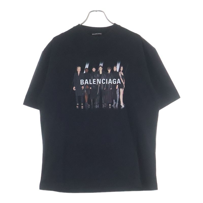 Balenciaga Real T-shirth Front Print Short Shirt