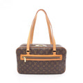 Louis Vuitton Shoulder Bag Cite GM Canvas Leather