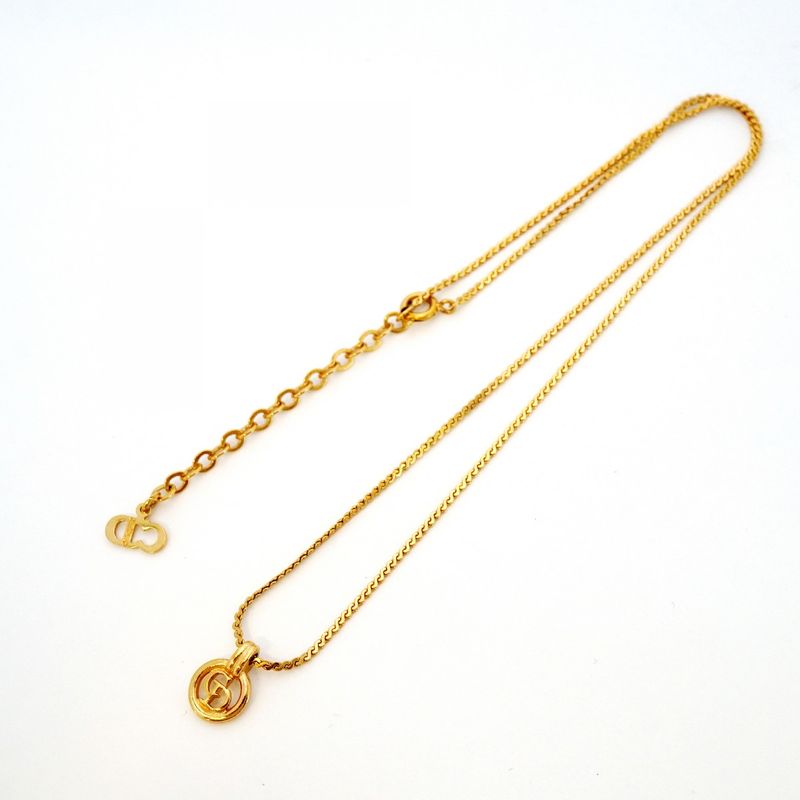 Dior Necklace CD Logo Gold Plated