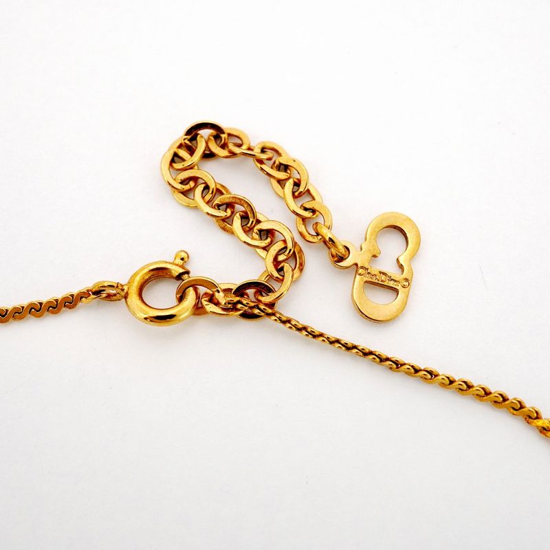 Dior Necklace CD Logo Gold Plated