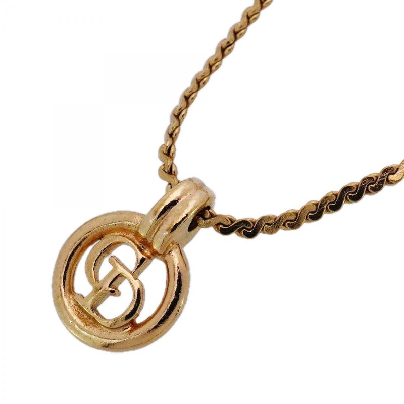 Dior Necklace CD Logo Gold Plated