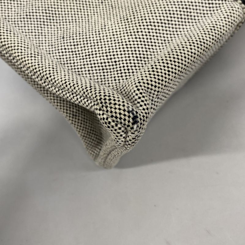 Hermes Tote New Fourre Tout PM Canvas Gray Silver