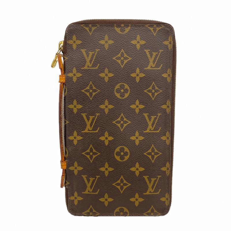 Louis Vuitton Wallet Monogram Organizer Voyage Brown