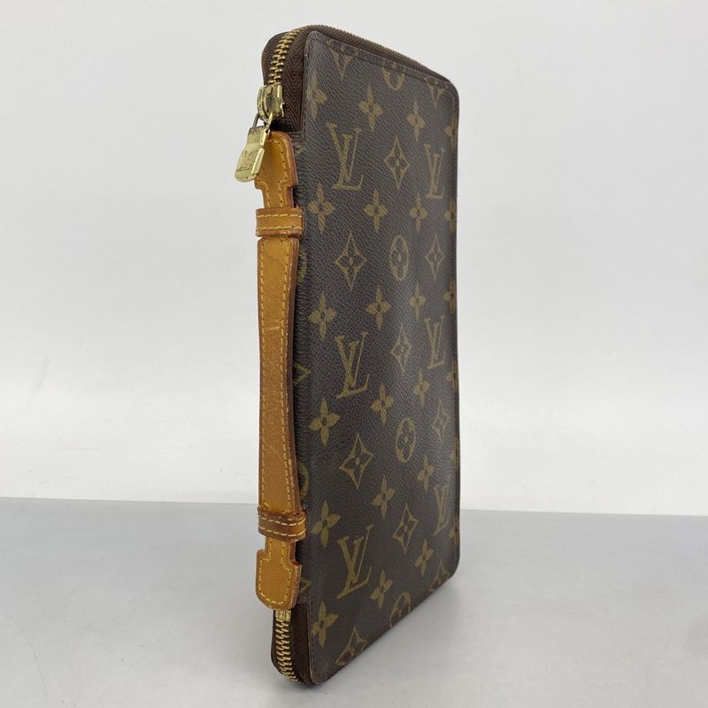 Louis Vuitton Wallet Monogram Organizer Voyage Brown