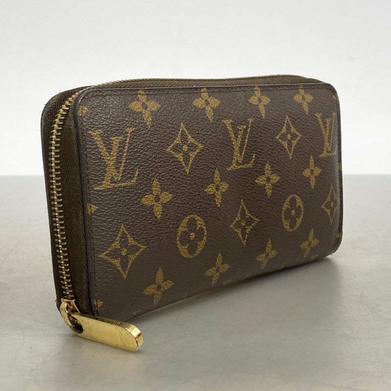 Louis Vuitton Wallet Monogram Zippy Brown