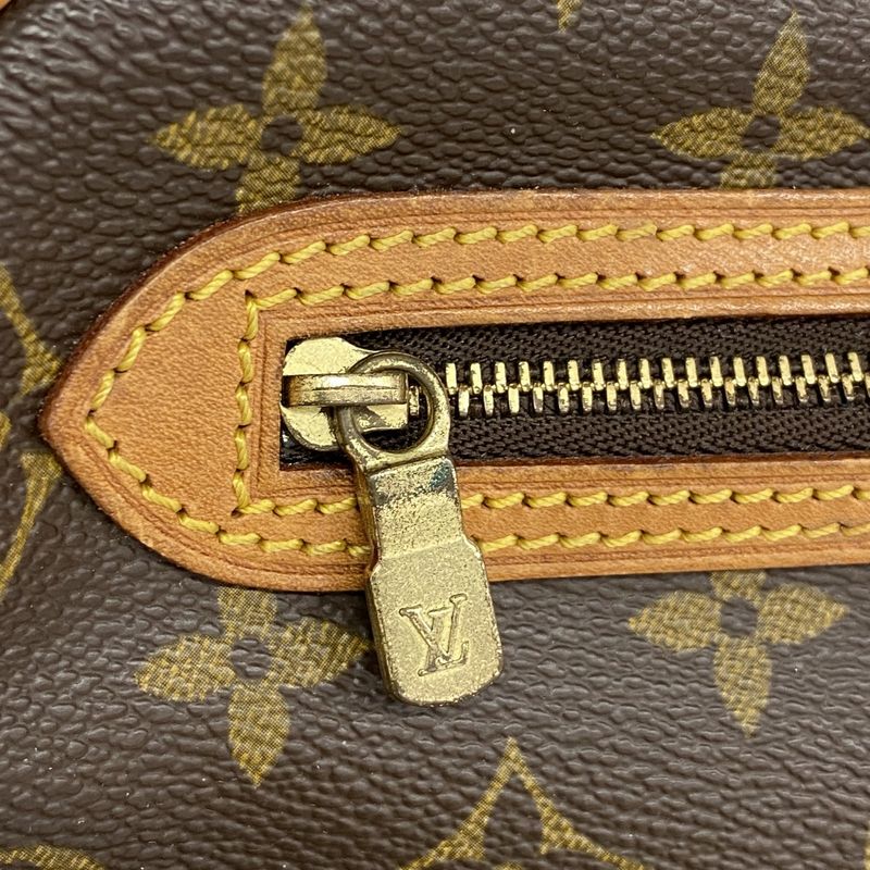 Louis Vuitton Clutch Monogram Marly Dragonne GM Brown