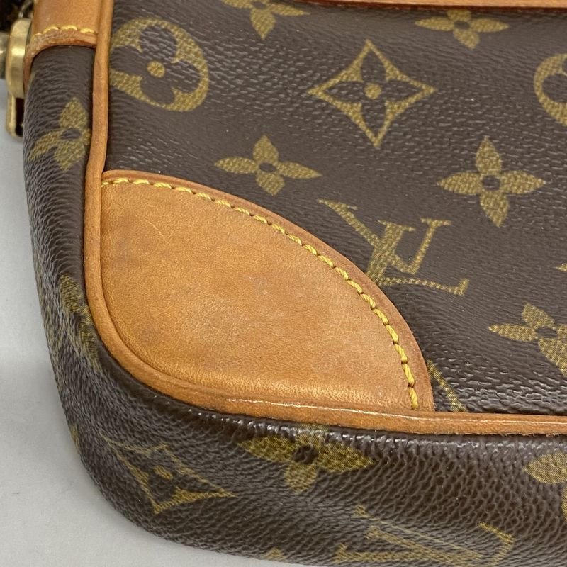 Louis Vuitton Clutch Monogram Marly Dragonne GM Brown