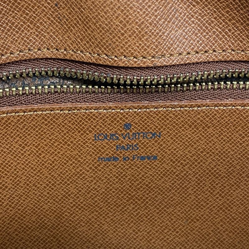 Louis Vuitton Clutch Monogram Marly Dragonne GM Brown