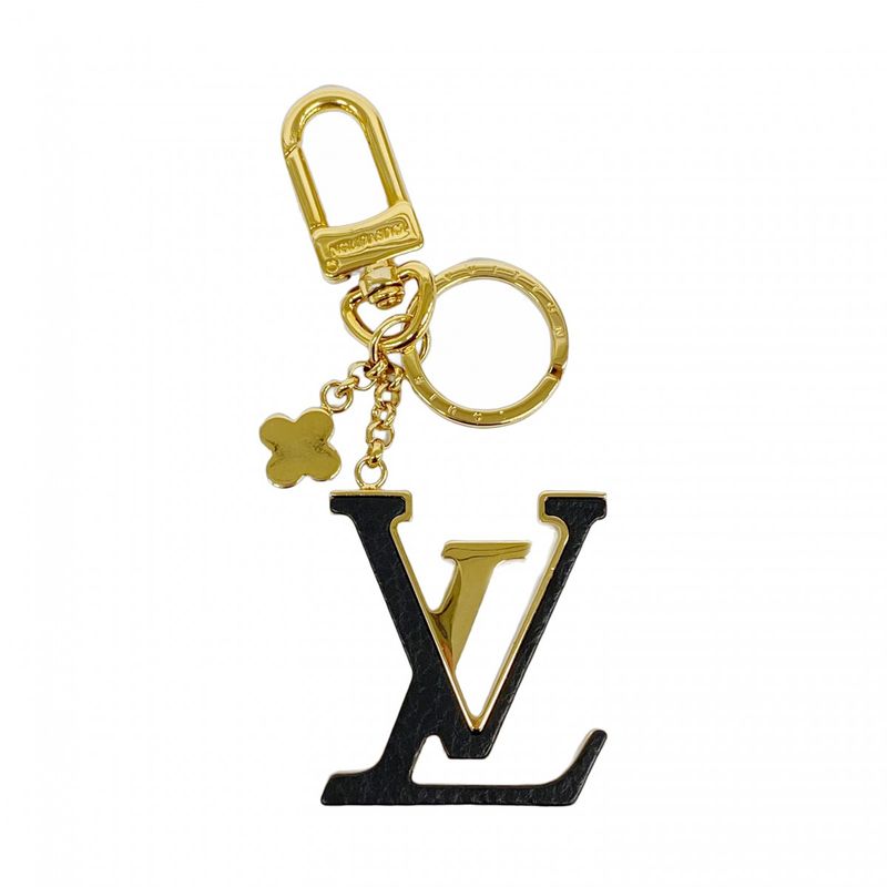 Louis Vuitton Key Holder Charm Porte Cles Lvcapucines Black Gold