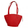 Louis Vuitton Shoulder Bag Epi Saint Jacques Shopping Castilian Red