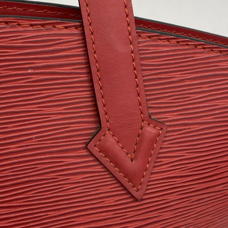 Louis Vuitton Shoulder Bag Epi Saint Jacques Shopping Castilian Red