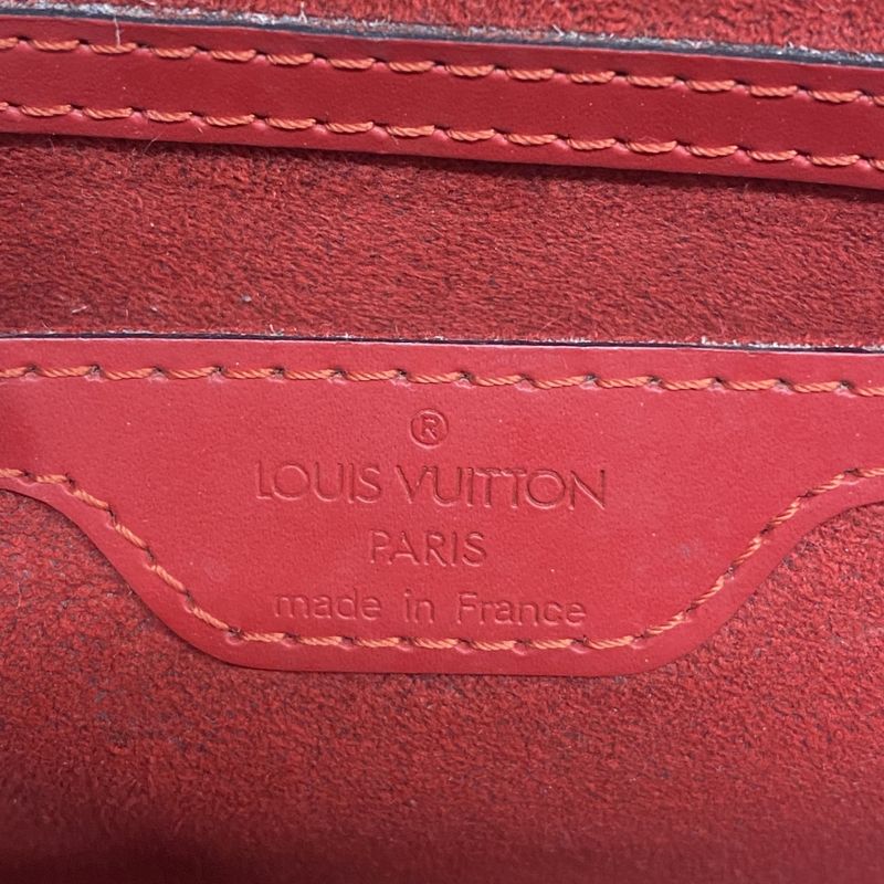 Louis Vuitton Shoulder Bag Epi Saint Jacques Shopping Castilian Red