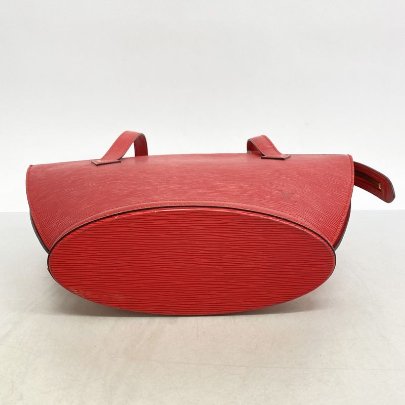 Louis Vuitton Shoulder Bag Epi Saint Jacques Shopping Castilian Red