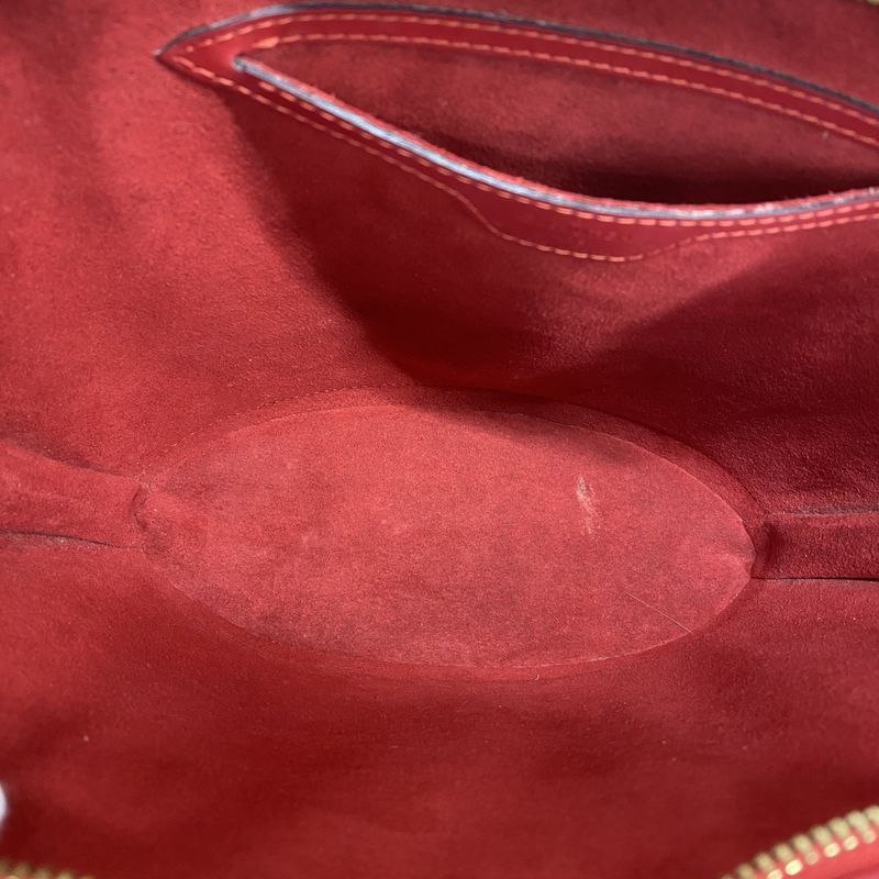 Louis Vuitton Shoulder Bag Epi Saint Jacques Shopping Castilian Red