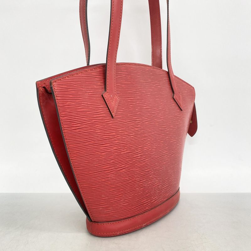 Louis Vuitton Shoulder Bag Epi Saint Jacques Shopping Castilian Red