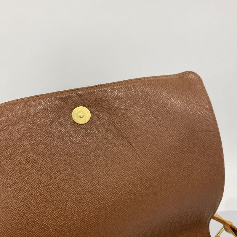 Louis Vuitton Shoulder Bag Monogram Musette Tango Long Strap Brown