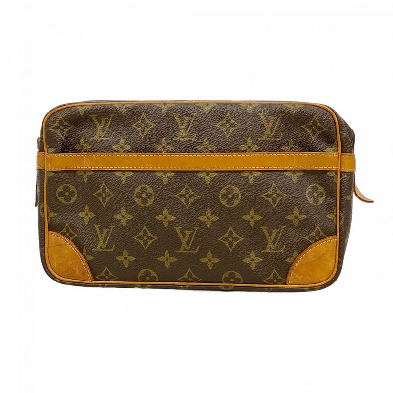 Louis Vuitton Clutch Monogram Compiegne 28 Brown