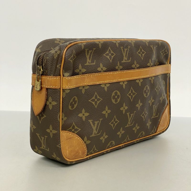 Louis Vuitton Clutch Monogram Compiegne 28 Brown