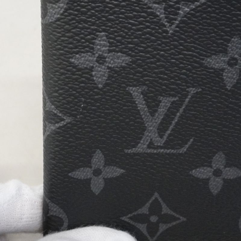 Louis Vuitton Card Case Monogram Eclipse Organizer de Poche Black