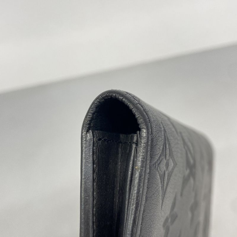 Louis Vuitton Wallet Monogram Shadow Portefeuille Brother Black