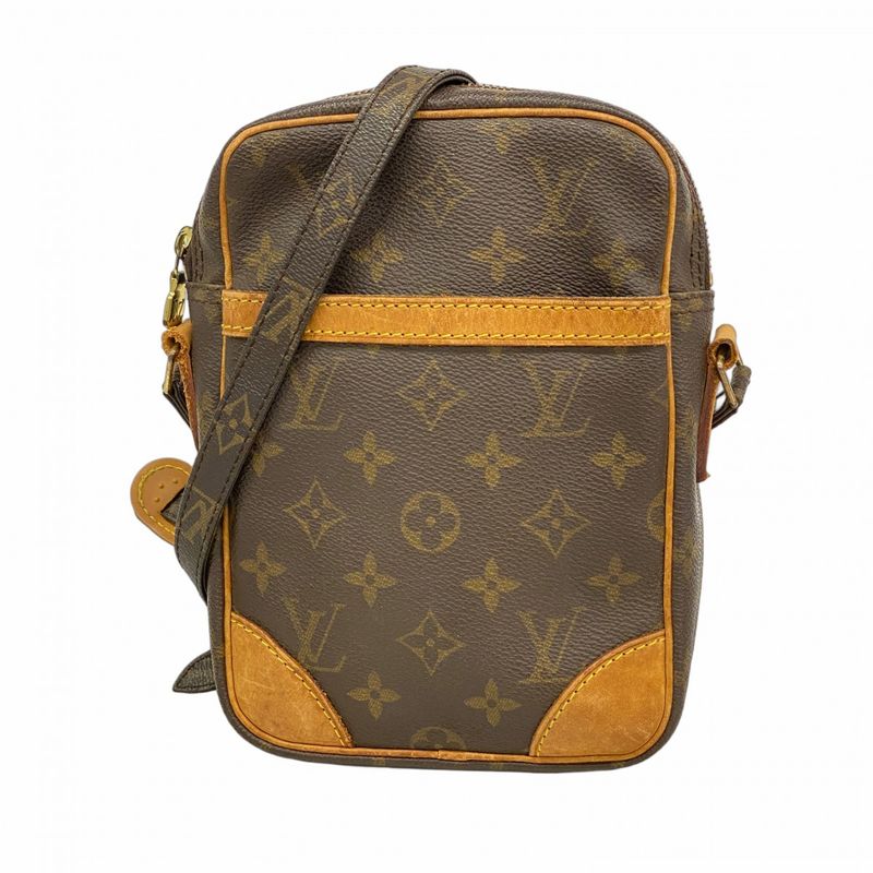 Louis Vuitton Shoulder Bag Monogram Danube Brown