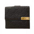 Gucci Wallet Guccissima Leather Brown Gold