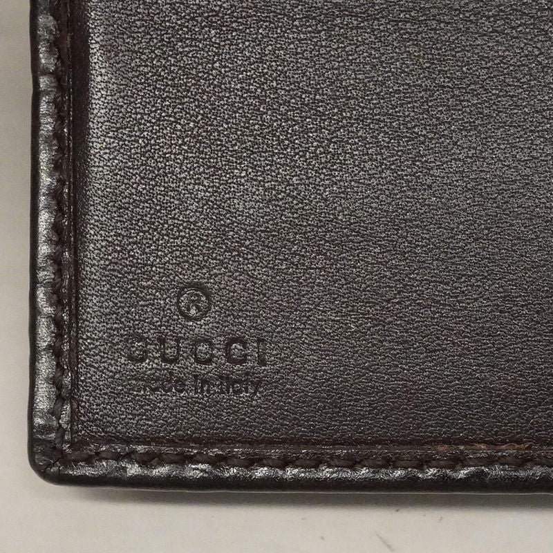 Gucci Wallet Guccissima Leather Brown Gold